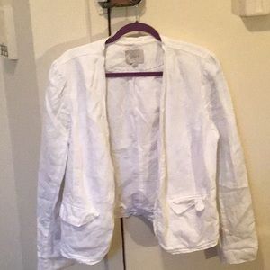White linen blazer - XL